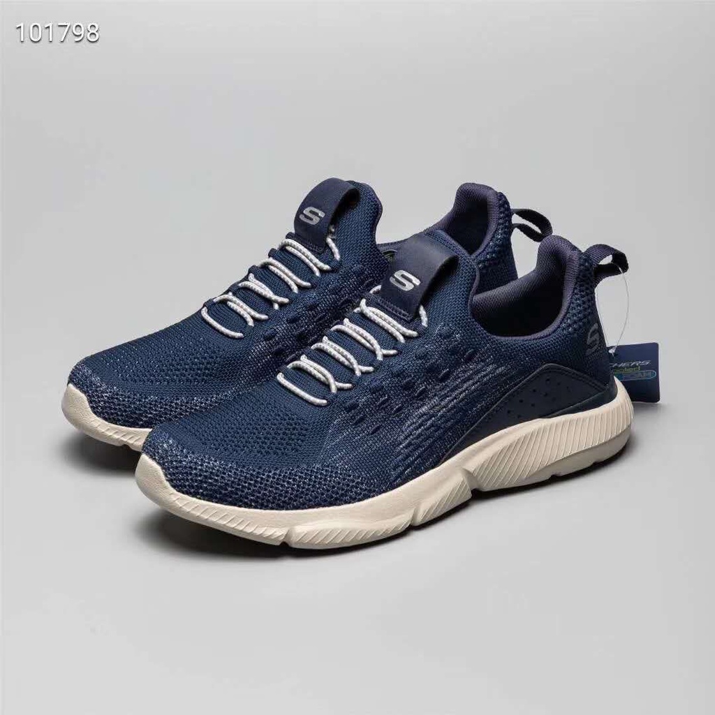Giày skecher nam giả dây, nổi cục, giày slipon - pb37