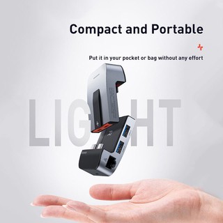 HUB chuyển đổi Baseus Armor Age Type-C Bracket Multifunctional HUB Adapter for MacBook Pro Thunderbolt 3 New Combined