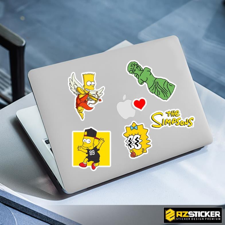 Sticker Simpson | Dán Nón Bảo Hiêm, Điện Thoại, Laptop, Bình Nước...Chống Nước, Chống Bay Màu