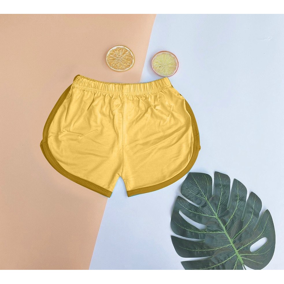 Quần đùi thun lạnh Kwoo cho bé trai, bé gái set 5 cái