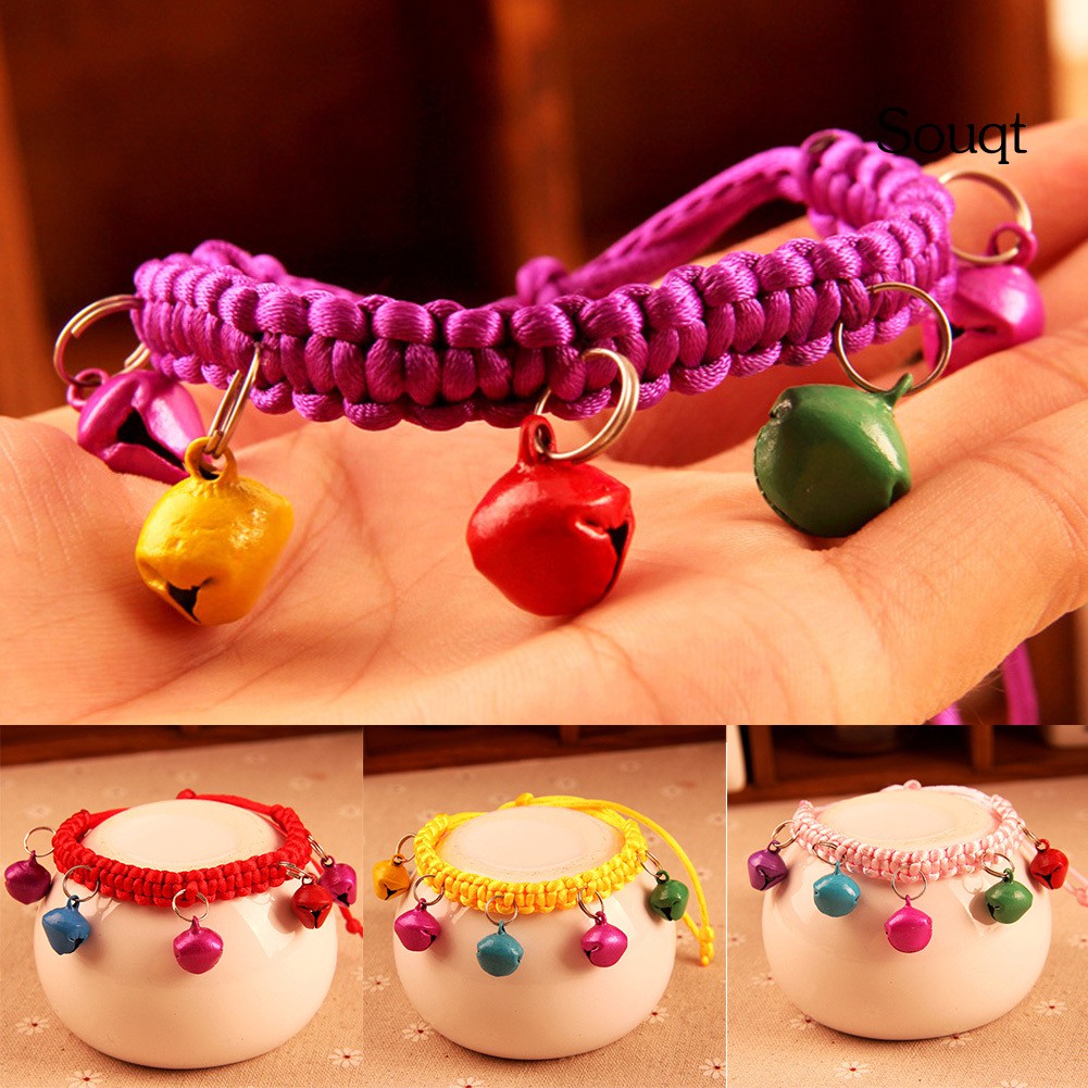 HANDMADE Vòng Cổ Có Chuông Cho Thú Cưng