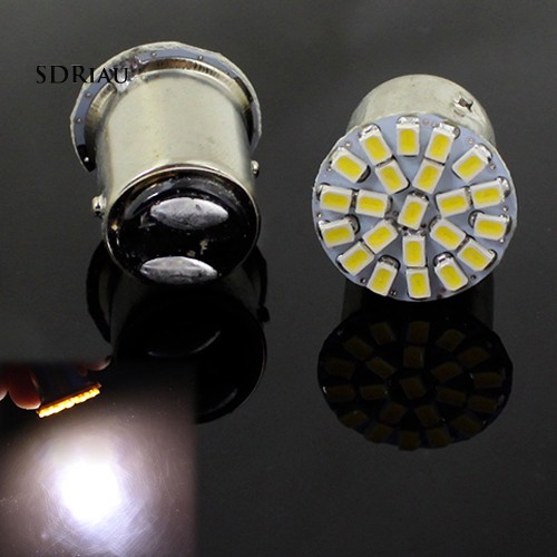 Set 2 bóng đèn led gắn đuôi 1157 BAY15D 22 SMD cho xe ô tô
