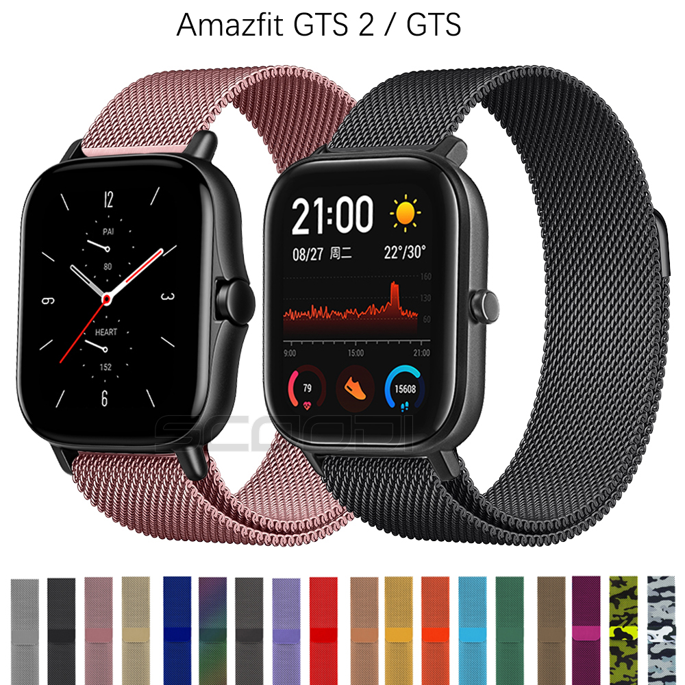 Dây Đeo Inox Milanese Cho Đồng Hồ Thông Minh Xiaomi Huami Amazfit GTS 3 /2 /2e /2Mini /GTS