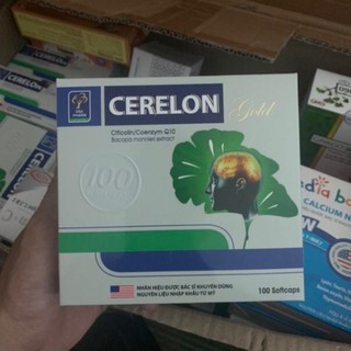Bổ não CERELON GOLD hoạt huyết dưỡng não, ngăn ngừa tai biến, giảm các triệu chứng tiền đình