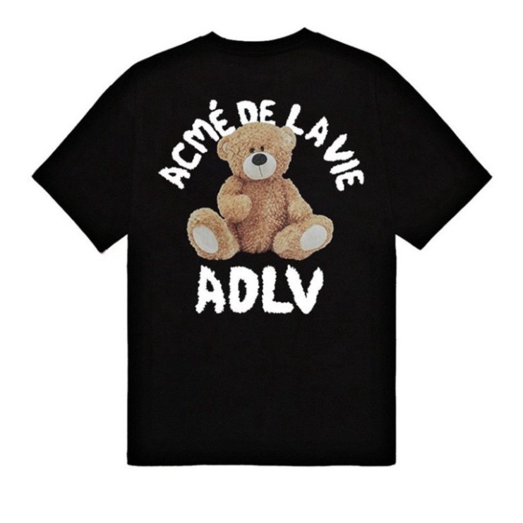 Áo Phông Gấu ADLV from rộng ,áo cổ tròn chất cotton mát AS011