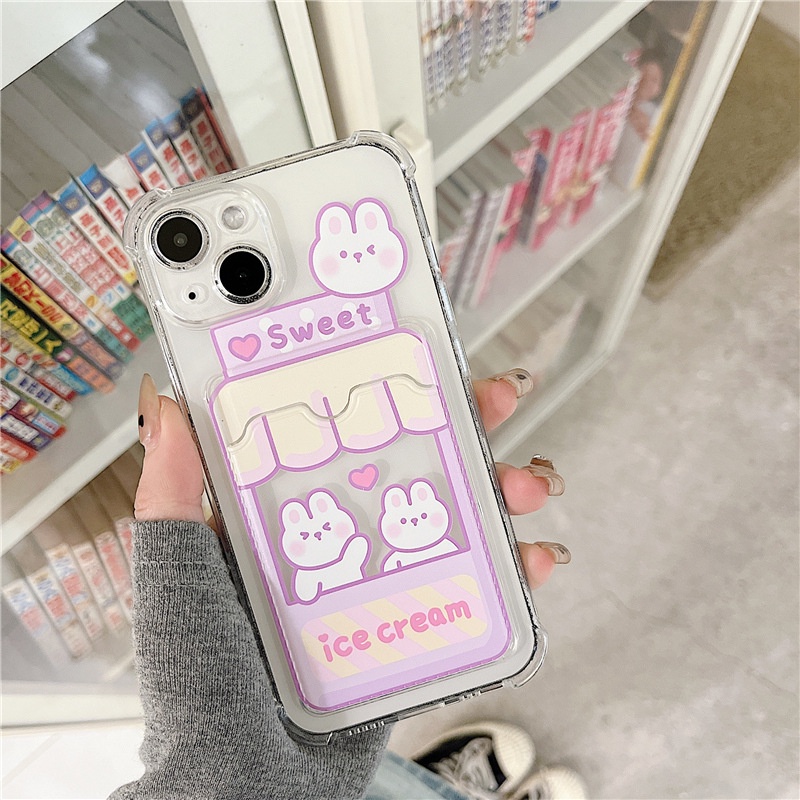 Ốp lưng iphone Ốp Điện Thoại Có Ngăn Đựng Thẻ Cho iPhone13 12Pro / 11 xr / xs / 6 / 7 / 8 / PLUS / MINI Dinuo case