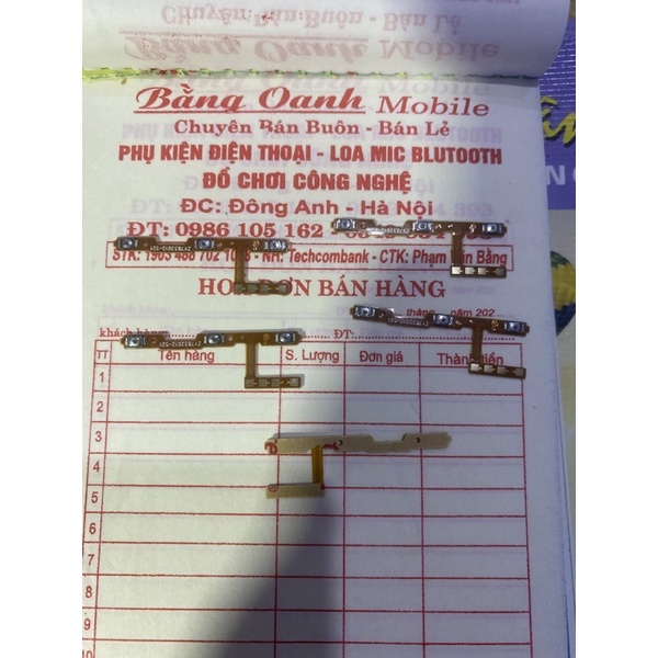 cáp nguồn kèm volum to nhỏ vivo v19 xịn