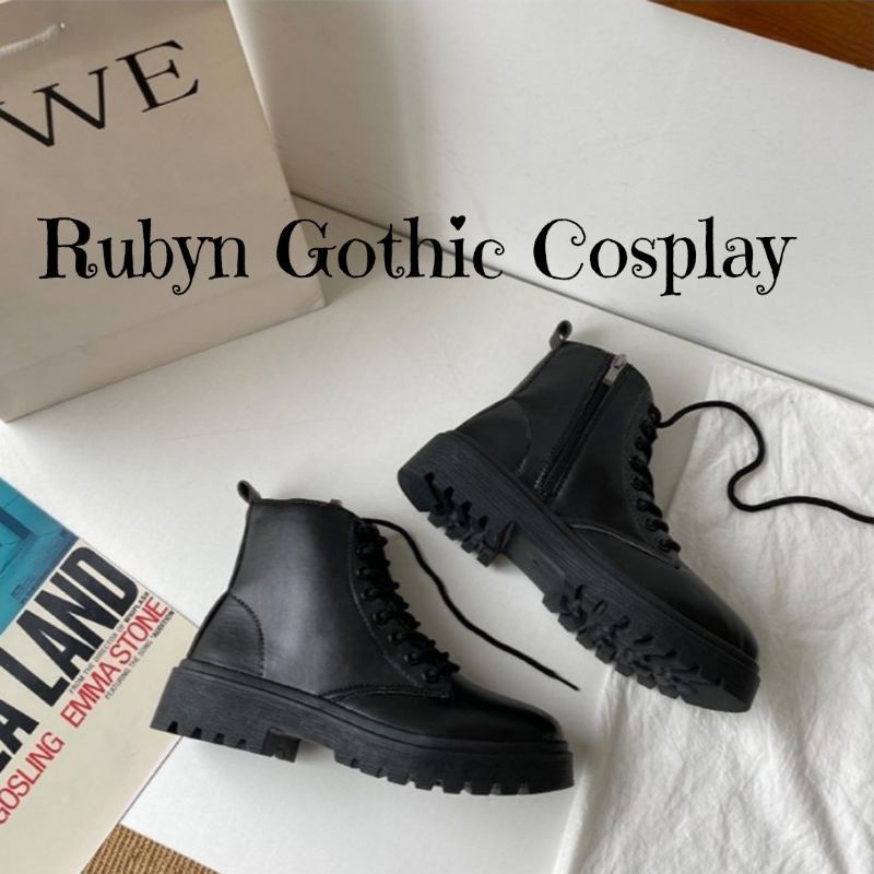 [Sẵn] 🔥 Giày Boots Chiến Binh Khóa Kéo Cá tính mẫu mới 2020 ( Size 35 - 40 ) DA LÌ | BigBuy360 - bigbuy360.vn