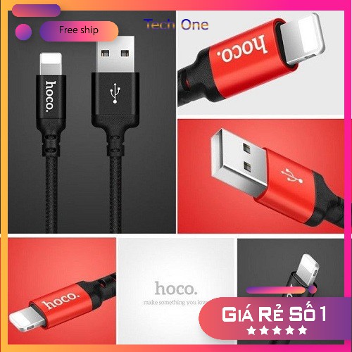 Dây cáp sạc iphone Hoco X14 - Dây cáp sạc Linghtning chính hãng cho iPhone, iPad, Airpods