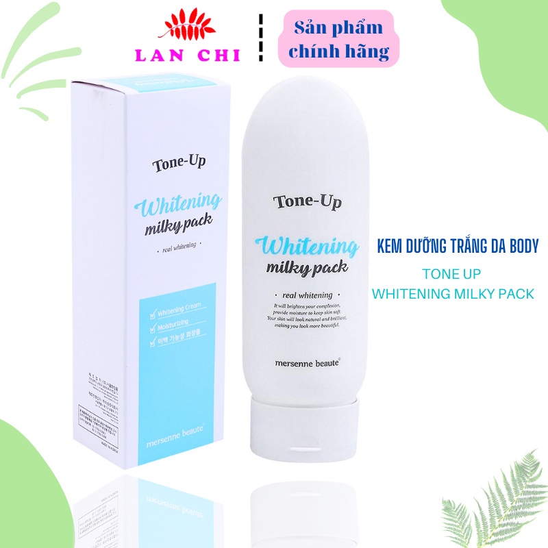 Dưỡng trắng da mặt và body cao cấp Snow White Milky Pack - giúp da luôn mềm mại và trắng sáng [ chính hãng ]