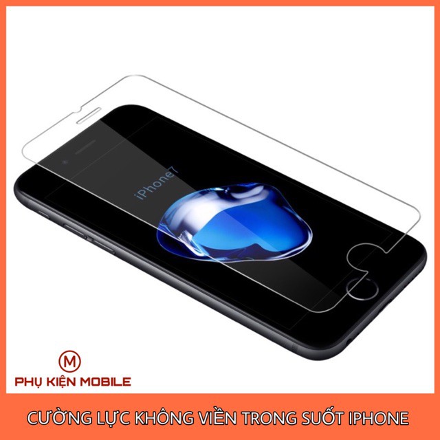 CƯỜNG LỰC IPHONE KHÔNG VIỀN -TRONG SUỐT - BẢO VỆ MẶT KÍNH ĐIỆN THOẠI - ĐỦ CÁC DÒNG IPHONE 5 ĐẾN PROMAX