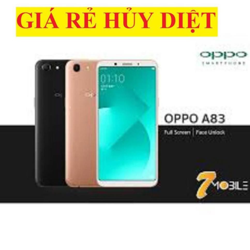 [ MÁY HÃNG ] điện thoại Oppo A83 2sim ram 4G bộ nhớ 64G Chính hãng, Chiến Liên Quân/PUBG mướt, camera sắc nét | BigBuy360 - bigbuy360.vn