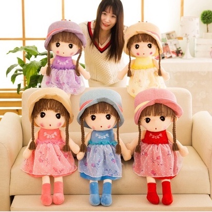 Búp Bê Váy Hoa Cao 45cm Cao Cấp Nhiều Mầu