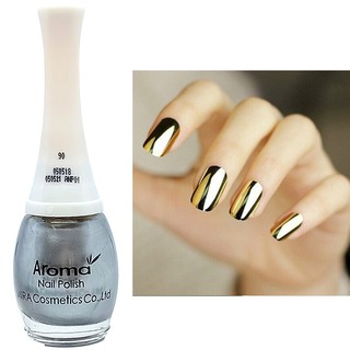 [No.90 - Ánh Kim] Sơn móng tay Aroma Nail Polish Cao cấp Hàn Quốc 15ml