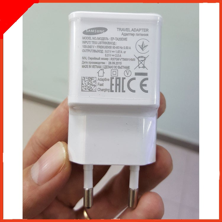 [Mã ELFLASH5 giảm 20K đơn 50K] Củ Sạc SAMSUNG NOTE 4 Hỗ Trợ Sạc Nhanh Zin Chính hãng – 5CENTIMET