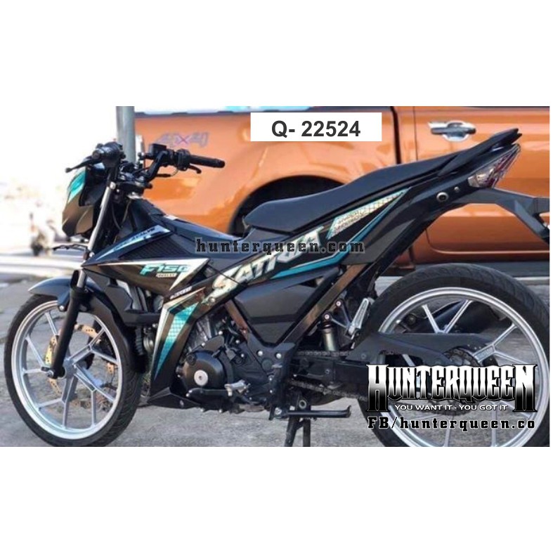 Tem rời xe Raider FI đen  – Thay đổi chi tiết, màu sắc, chất liệu theo ý khách, làm được cho mọi dòng xe. Tem chế