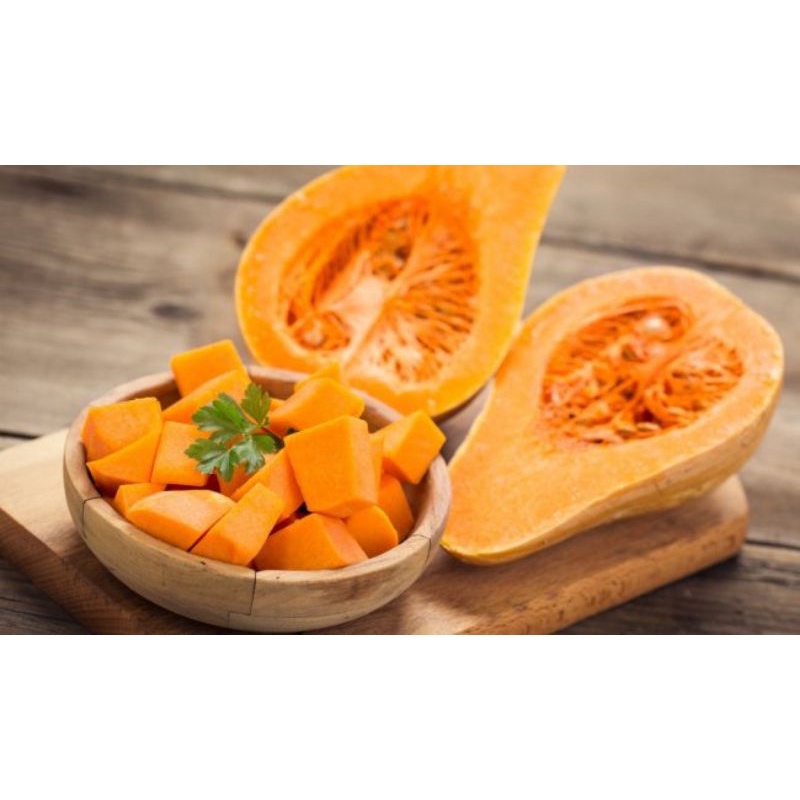 RAU CỦ QUẢ ĐÀ LẠT -bí đỏ nếp 1 quả 800g trở lên