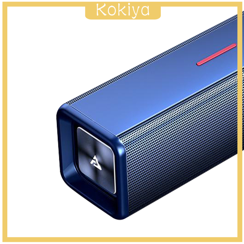 [KOKIYA]Portable 10W Bluetooth Subwoofer Speaker Multi-mode Play for Party Outdoors Blue