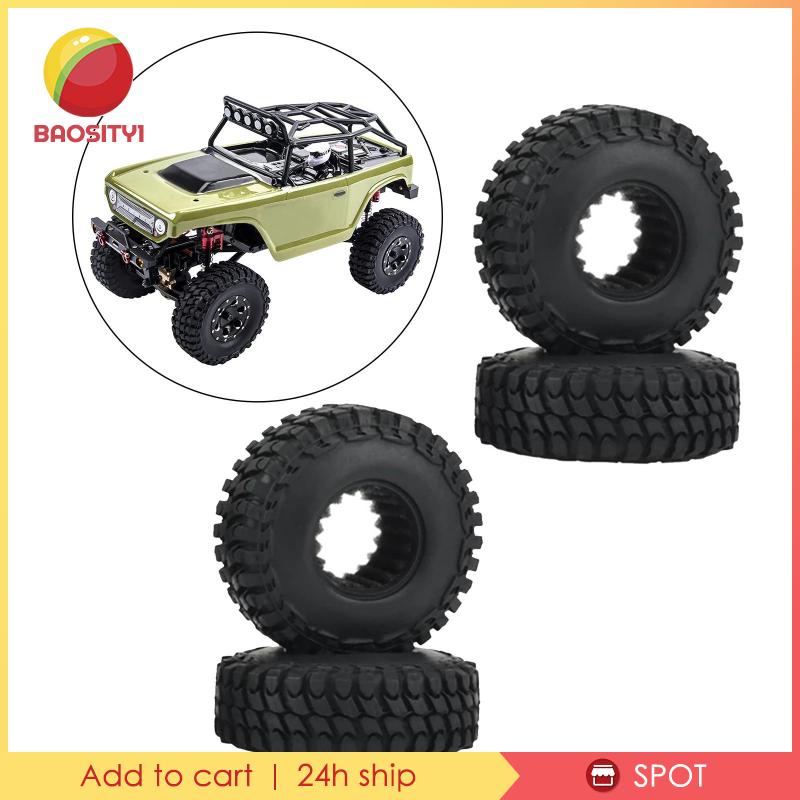 Set 4 Bánh Xe Cao Su Dành Cho Ô Tô Đồ Chơi Axial SCX24 1 / 24 RC