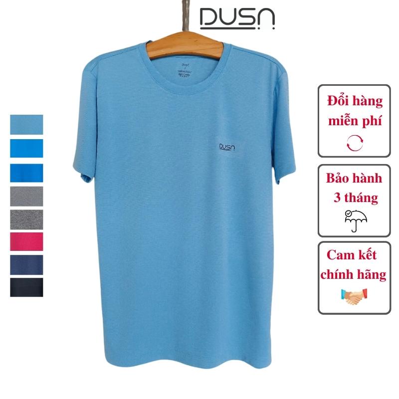 Áo thun nam cổ tròn DUSA cao cấp, chất liệu mềm mịn mát, chống nhăn, màu sắc trẻ trung, lịch lãm DS09