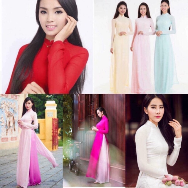 Áo dài truyền thống giá rẻ_Ảnh chụp thật