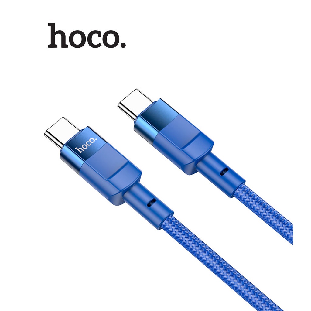 Cáp sạc Hoco U106 Type-C sang Type-C sạc nhanh PD100W vải dù siêu bền dài 1.2M