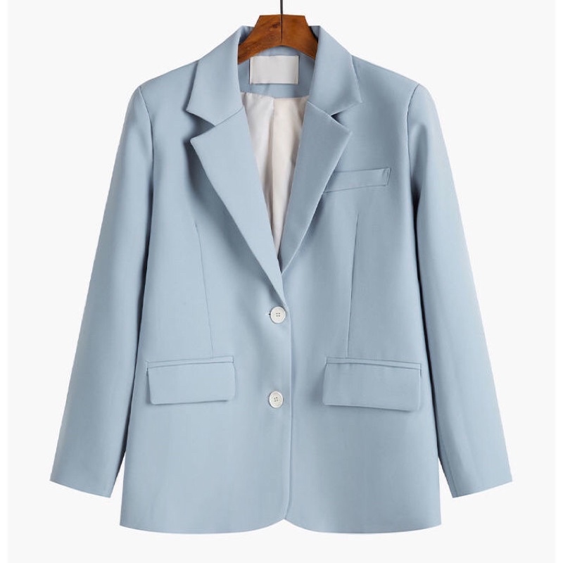 Áo Khoác Blazer nữ dáng suông phong cách hàn quốc mẫu mới chất đẹp mã RB038