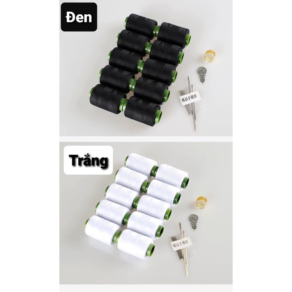 Freeship 50k ⚡ Cuộn chỉ khâu tay, khâu vá gia đình, tiện ích, giá rẻ