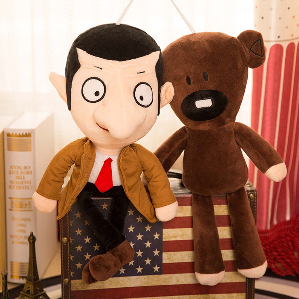 Thú Nhồi Bông Mr.bean Và Teddy Dễ Thương 30cm