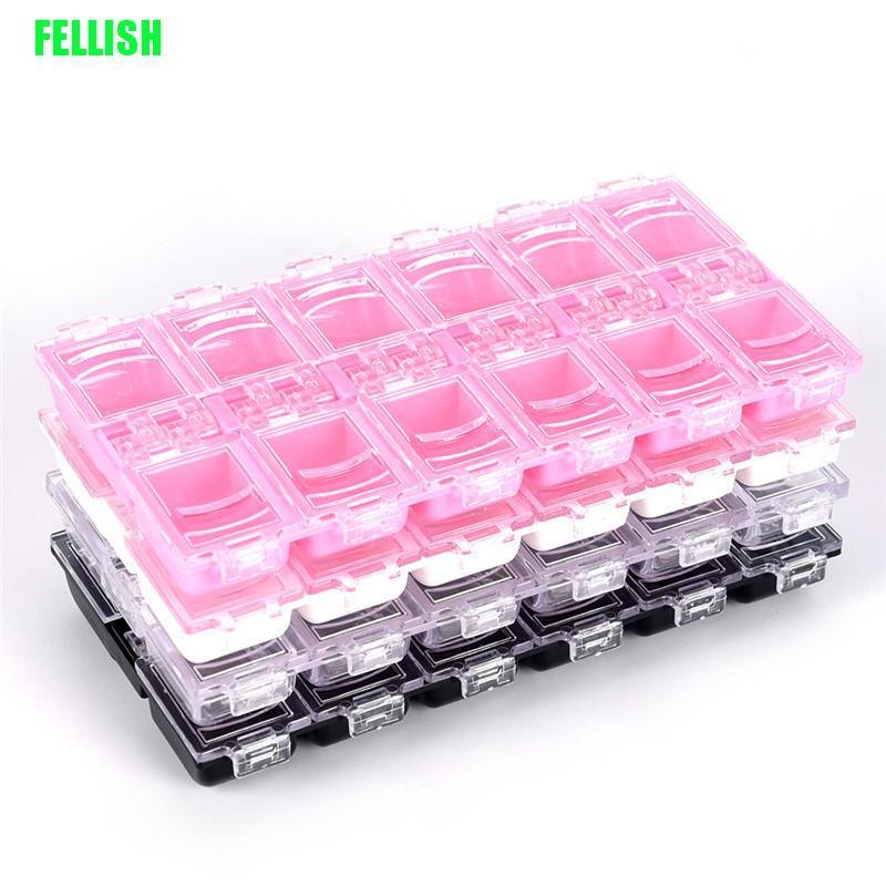 Hộp nhựa đựng trang sức 12 ngăn tiện lợi