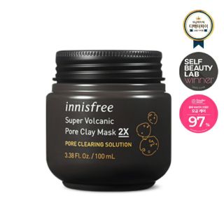 Mặt nạ đất sét Innisfree Super Volcanic Pore Clay Mask 2X 100ml