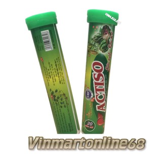 Viên Sủi Actiso râu ngô rau má - Thanh nhiệt giải độc,Tăng Cường Chức Năng Gan- bổ sung vitamin