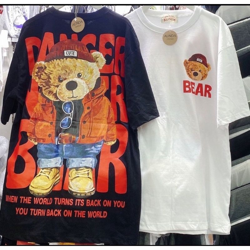 ÁO GẤU BEAR OVERSIZE Nam nữ Thái Lan