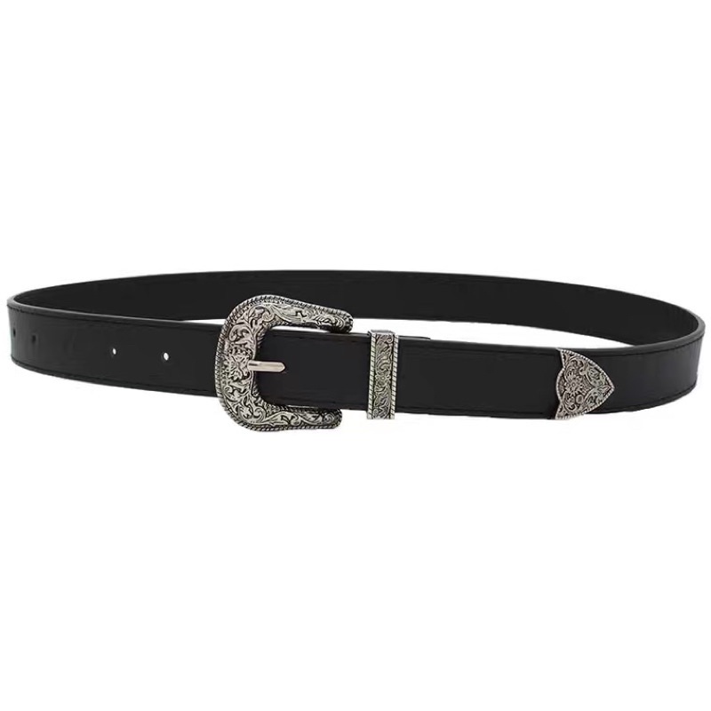 Thắt lưng western belt phong cách vintage, slp