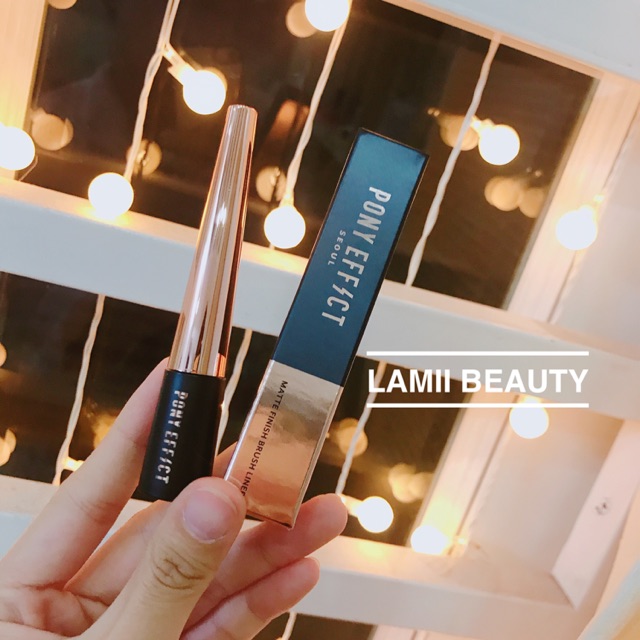Kẻ mắt nước PONY EFFECT MATTE FINISH BRUSH LINER