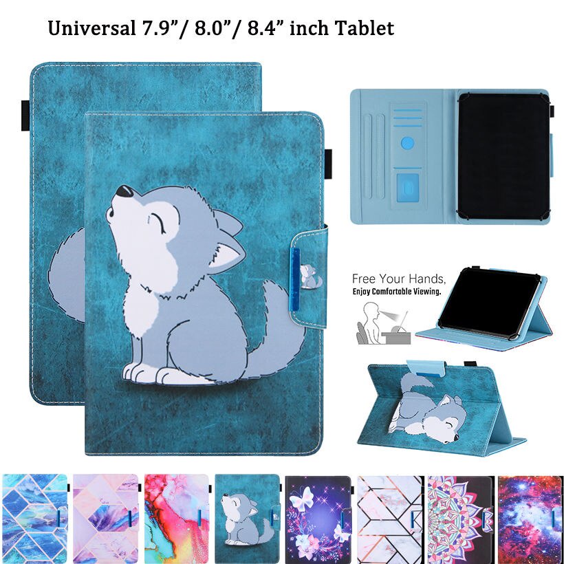 Bao Da Máy Tính Bảng Thời Trang 8.0 inch Cho Samsung Tab A 8.0 T350 T355 P350 SM-P355 Huawei matepad T8 M3 M5 M6 8.4 8.0 iPad mini 6 5 4 3 2 Vỏ