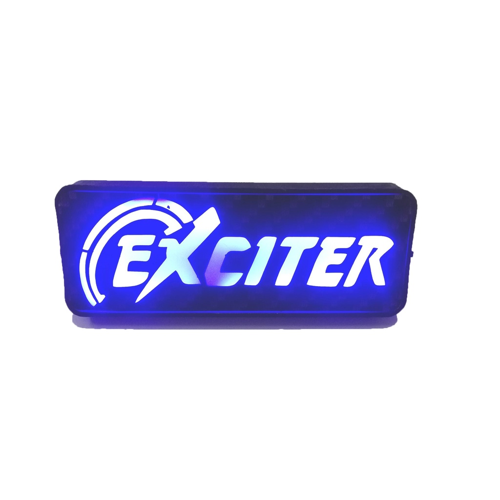 Đèn Biển Số Exciter 150 Ex 150, Winner, Vario, Honda, Stop, Yamaha Chữ Led Xe Máy Gắn Dè sau Chữ Led Xanh Và Đỏ