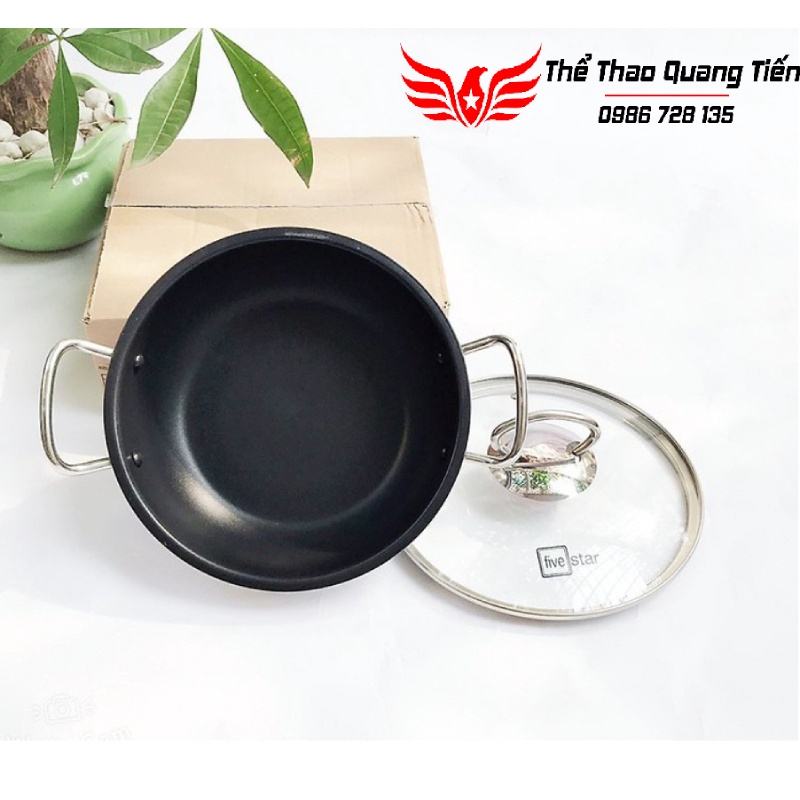 Nồi kho cá 3 đáy chống dính Fivestar 20cm FSN20IN005