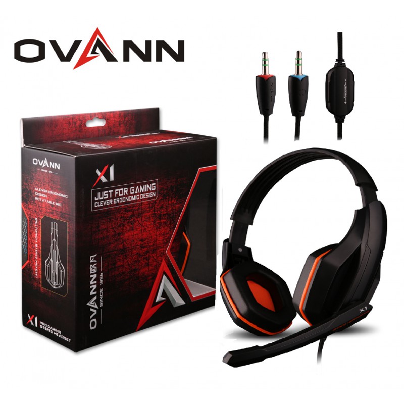 🌟CHÍNH HÃNG 🌟 Tai Nghe Gamming Ovan X1 có mic - Headphone Ovann X1S - HỌC ONLINE , LIVESTREAM , LAPTOP , MÁY TÍNH BÀN