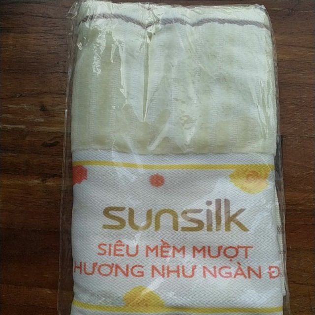Khăn sunsilk xanh hồng vàng 50*90
