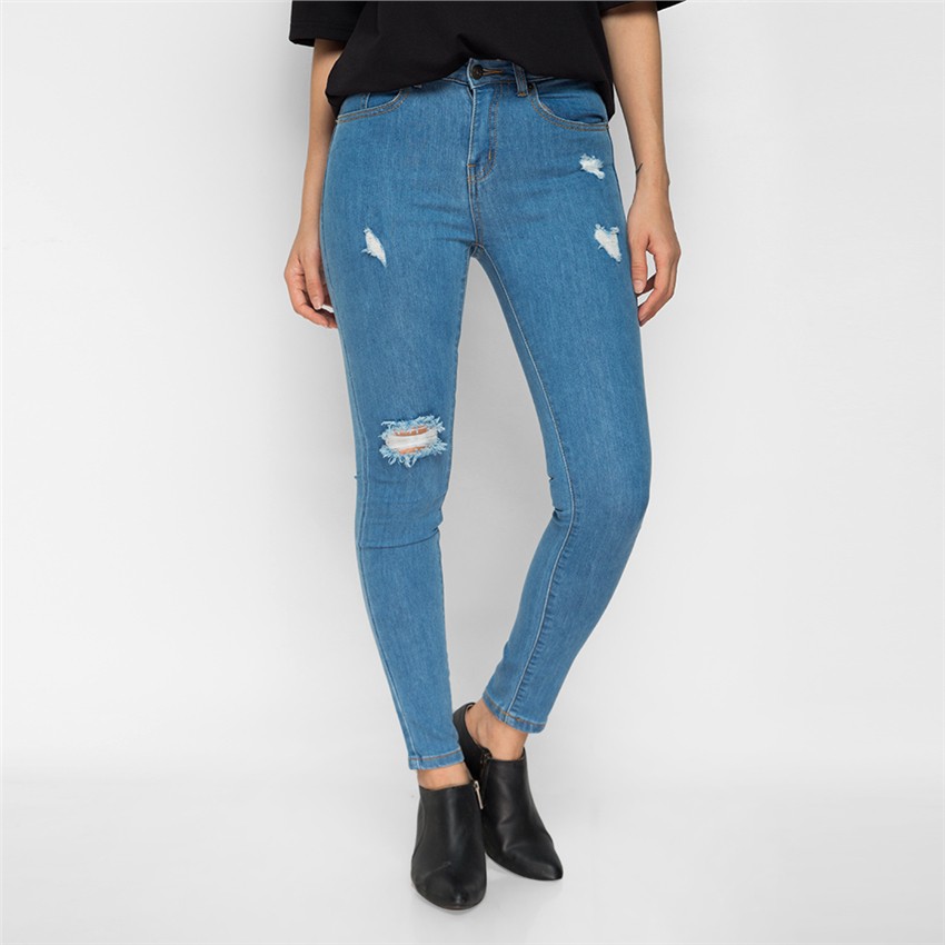 Quần Jeans Dài Nữ Thương Hiệu NQ Việt Nam