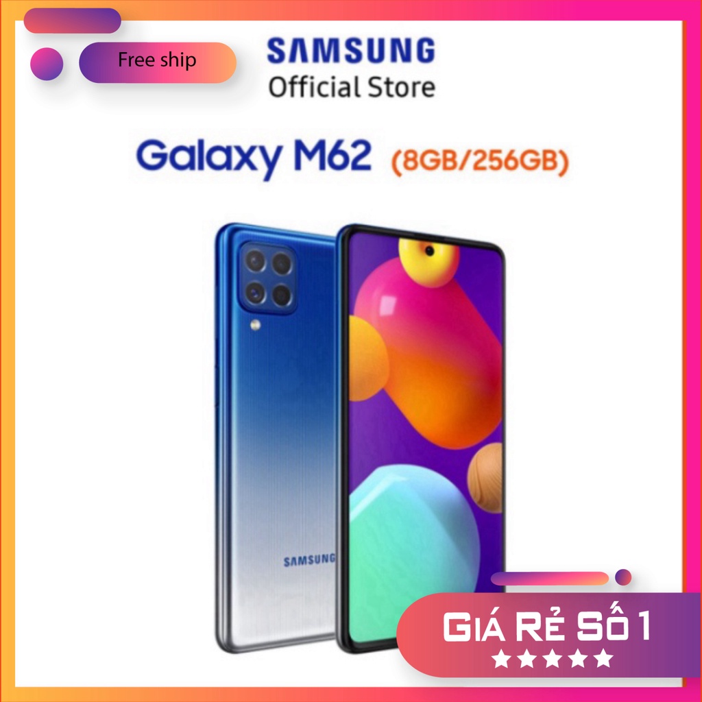 Điện Thoại Samsung Galaxy M62 8GB/256GB - Hàng Chính Hãng Siêu Sale