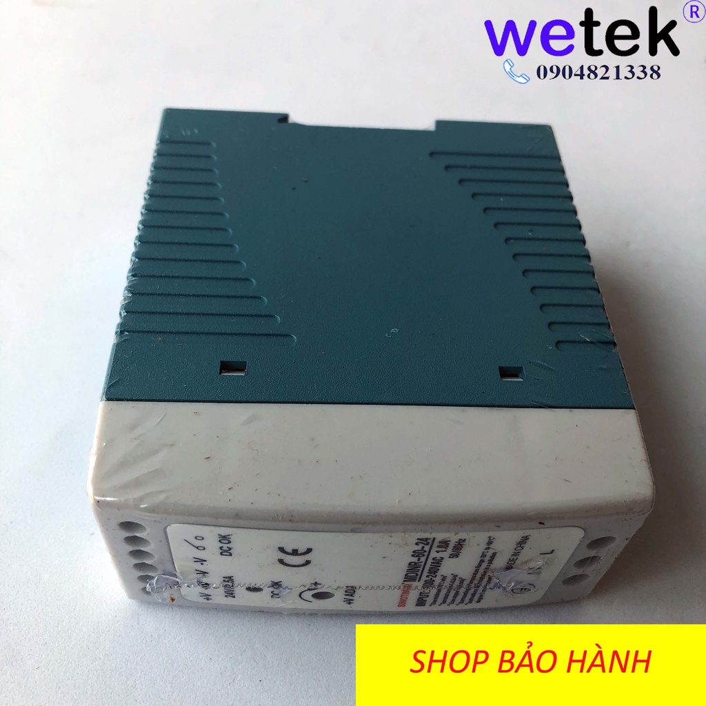 Nguồn xung cài DIN rail thương hiệu Sinotimer MDINR-60-24, 60W, 24Vdc, SMPS, hàng hãng có giấy tờ, chứng chỉ, bảo hành