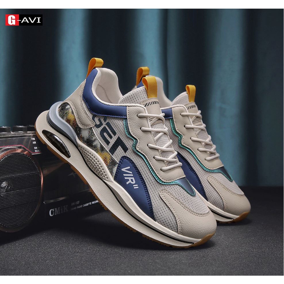Giày nam đế tăng chiều cao 5cm mẫu mới hot trend 2022 kiểu dáng trẻ trung, phong cách cá tính mã 123