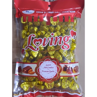 Socola trái tim vàng 1kg date mới