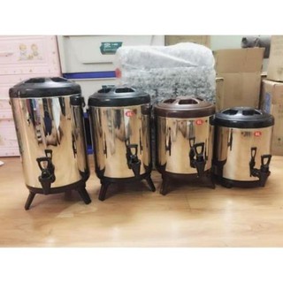 Bình ủ trà sữa, bình giữ nhiệt inox 3 lớp xịn 10l ,12l