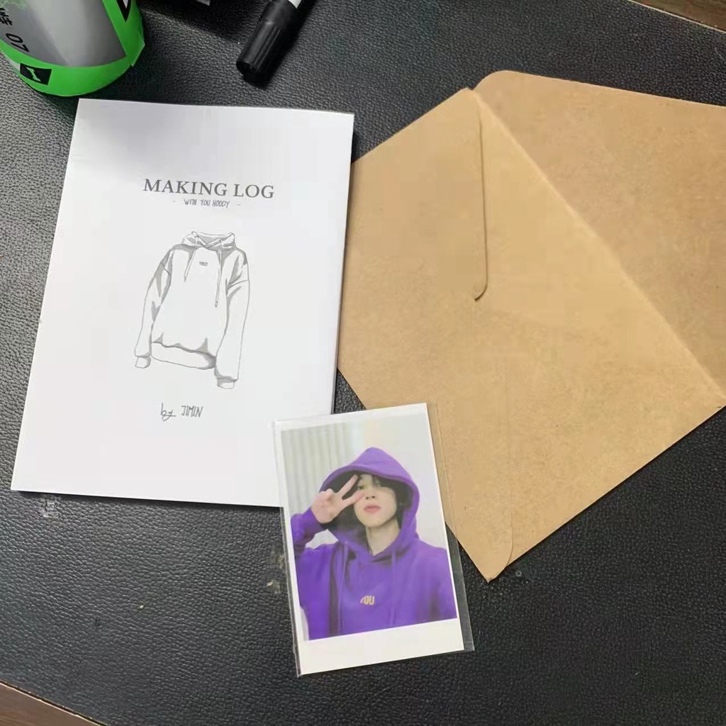 KPOP BTS JIMIN With You Never Walk Alone Same Same Photo Card Fan Collectible Paper Card Photo Set