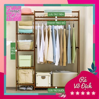 Kệ, giá treo quần áo vuông rộng 90cm - Decor phong cách Hàn Quốc