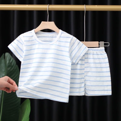 Set Bộ Sọc Ngắn Ngẫu Nhiên (Size 6-18kg) cho Bé Gái Và Bé Trai vải 100% cotton mềm mịn thoáng mát HOT NHẤT ##2022##