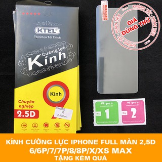Kính cường lực iPhone 9H full viền